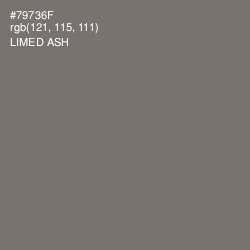 #79736F - Limed Ash Color Image